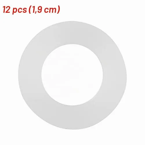 Garosa joints en silicone 3/4 pouce, lot de 12, souples