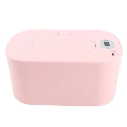 Garosa chauffe-lingettes bébé rose LED 60°C USB
