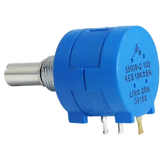 JB Capacitors JBR-3590 potentiomètre bobiné multitours rond