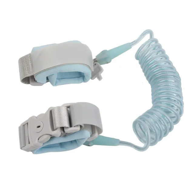 Garosa laisse anti-perte enfant 2 m bleue avec bracelet réglable