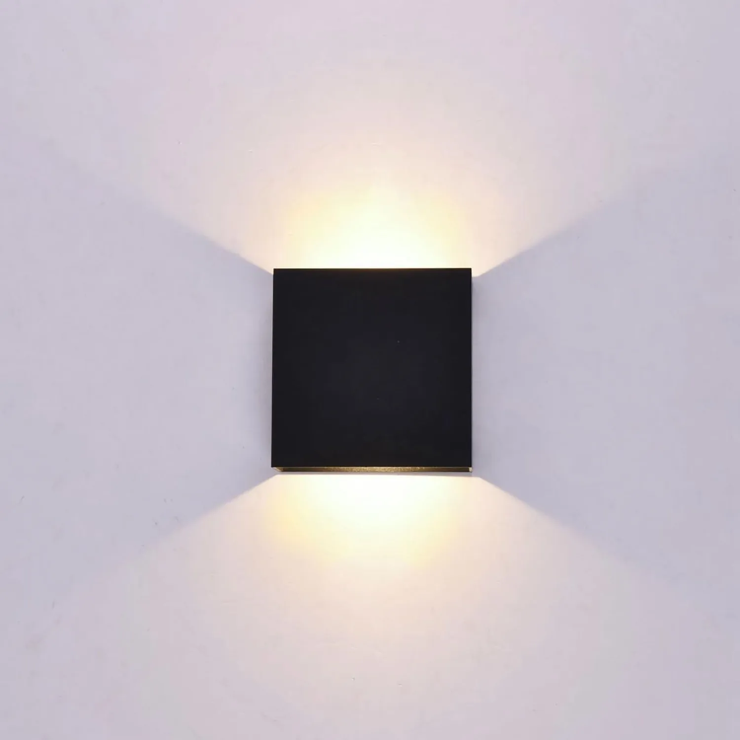 Garosa Applique Murale LED Extérieur Alu Noir 3000K
