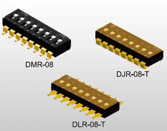 DIPTRONICS DM DSMD08-2.54 interrupteur DIP 8 CMS