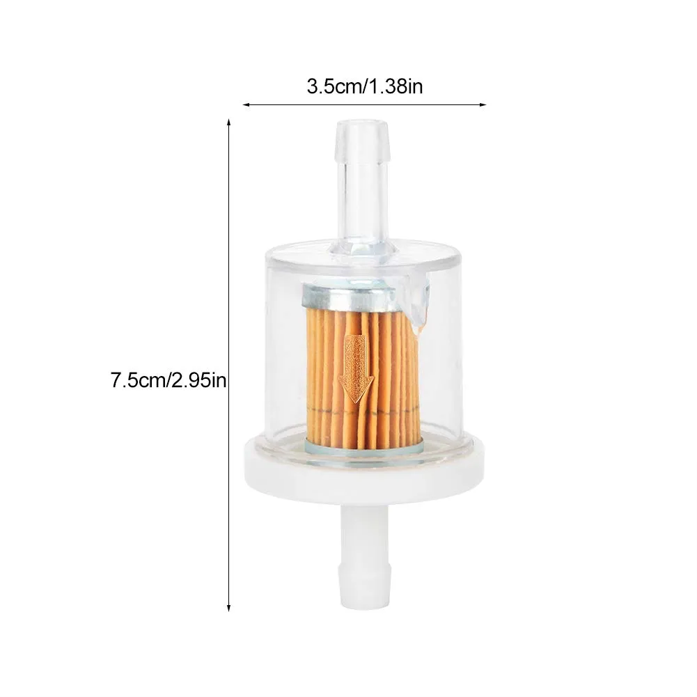 Garosa filtre à carburant en ligne 1/4 po 10 pièces plastique