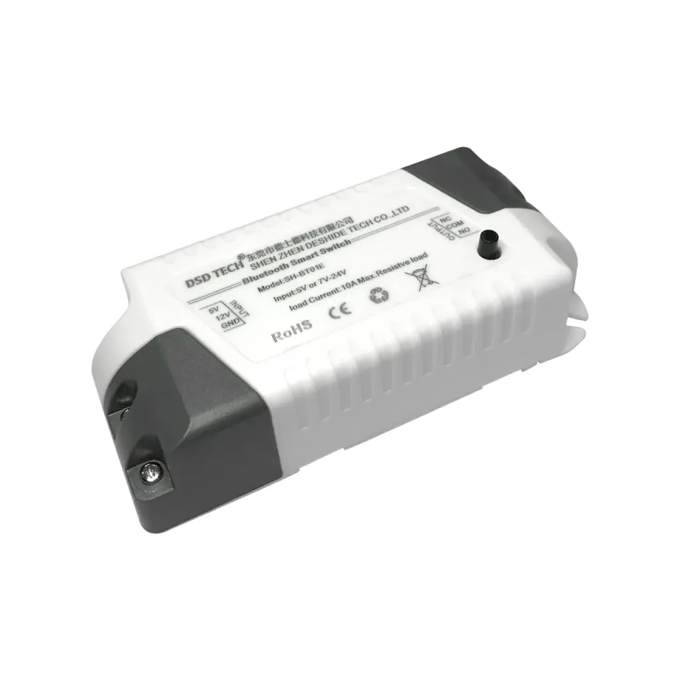 DSD TECH SH-BT01E relais Bluetooth 5 V/12 V 600 W