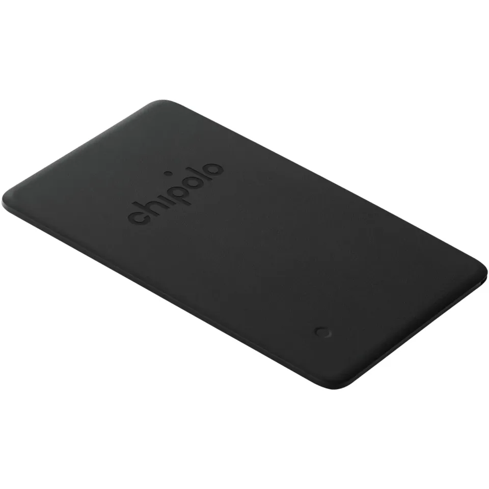 Chipolo CARD Spot traceur portefeuille presque noir, ultra-fin