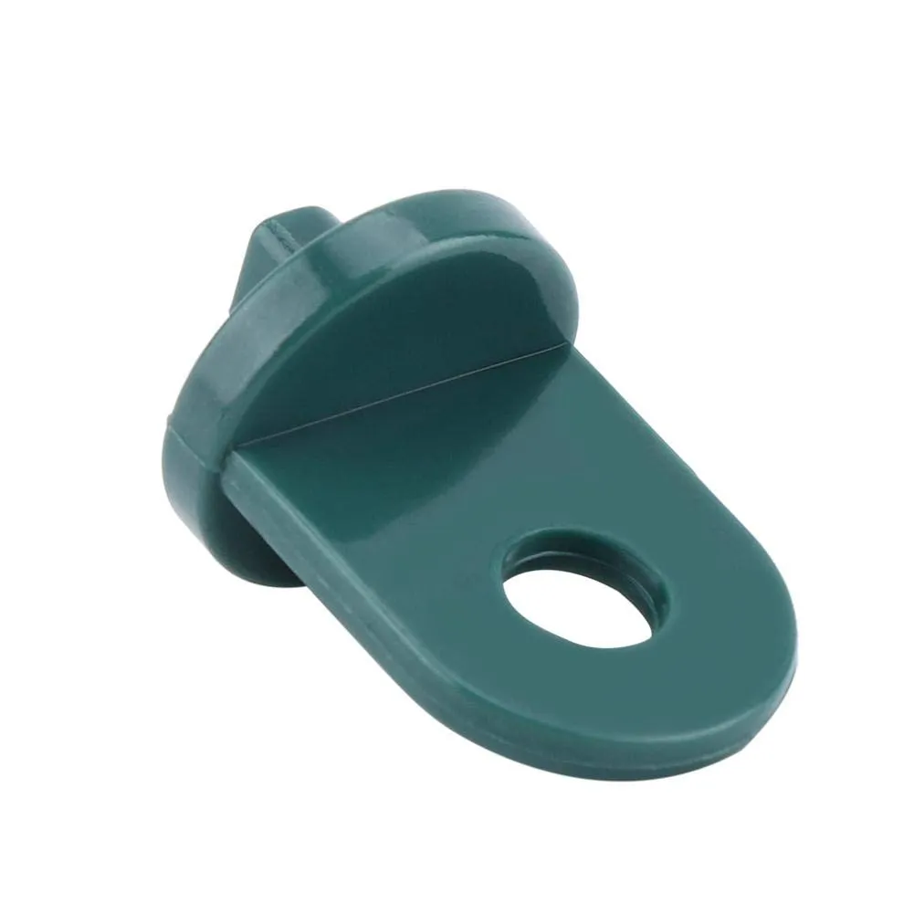 Garosa crochets de serre 50 pièces vert plastique