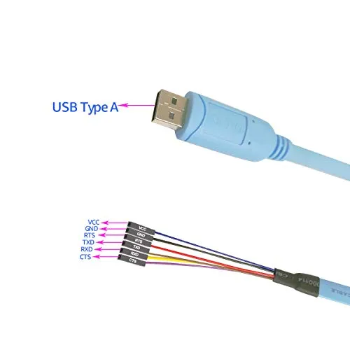 PLC Tech DSD TECH SH-U09BL câble série USB TTL 1,2 m