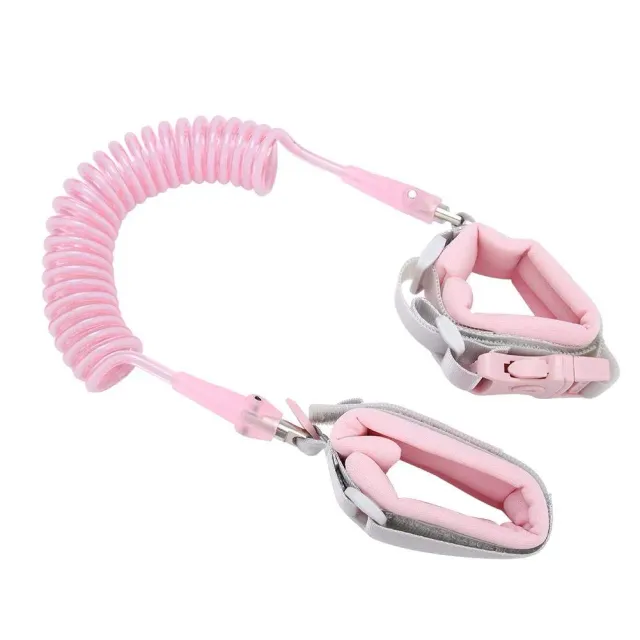 Garosa laisse de sécurité enfant 2 m rose avec serrure