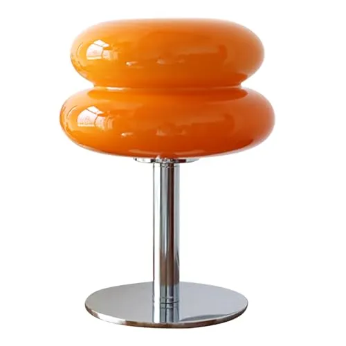 Garosa lampe de chevet tactile LED orange USB 3 intensités