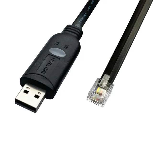 PLC Tech RS232 SH-RJ12C câble USB vers RJ12 6P4C 1,8 m