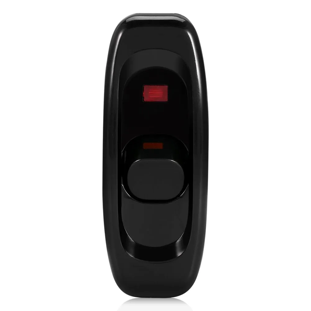 Garosa interrupteur de lampe avec voyant noir et blanc 250 V 10 A