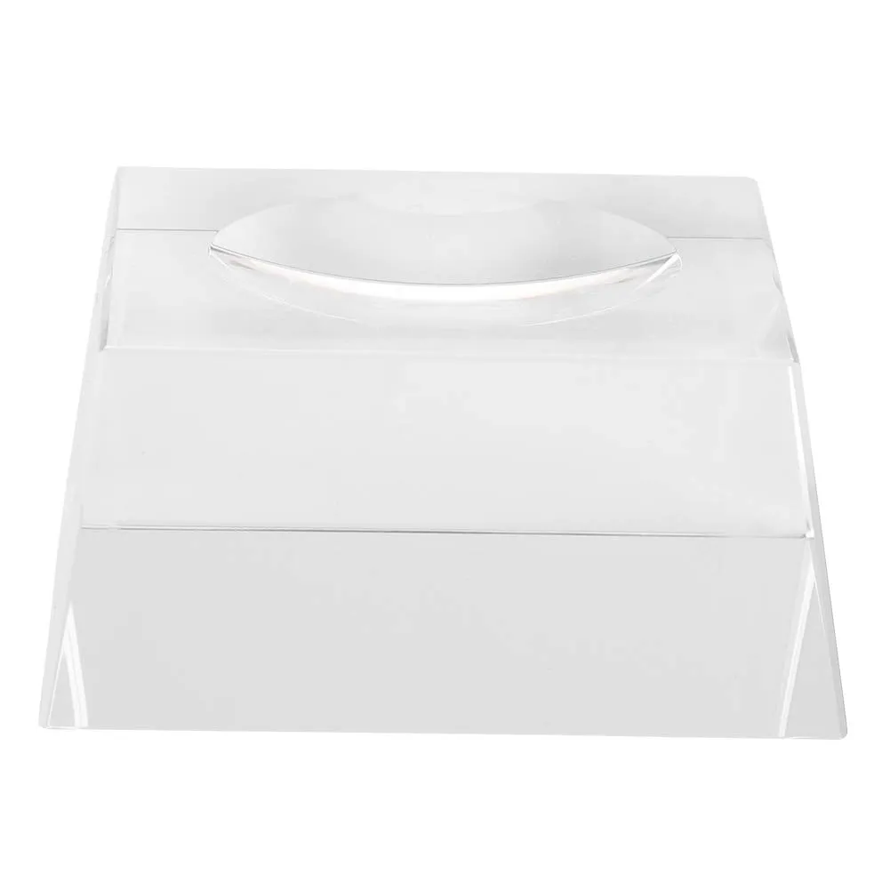 Garosa boule de cristal 3D système solaire 80 mm, base transparente