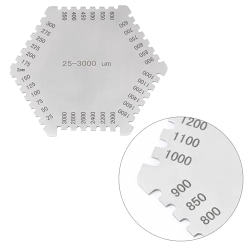Garosa peignes film humide inox 25-3000µm 5 pièces