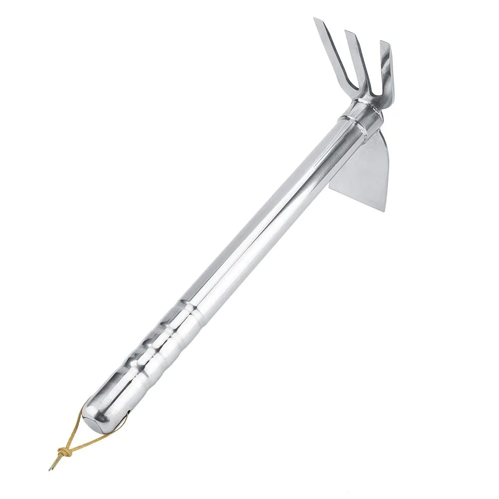 Garosa Houe râteau 2 en 1 acier jardin 39 cm