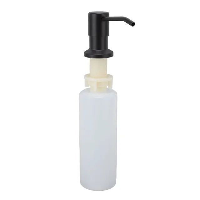 Garosa distributeur de savon pour évier 300 ml noir, pompe rotative