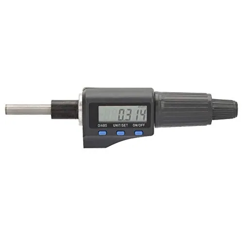 Garosa tête de micromètre numérique 0–25 mm résolution 0,001 mm