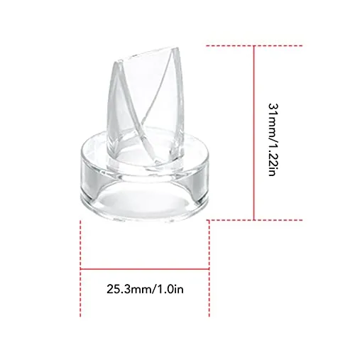 Garosa valves bec de canard pour tire-lait, lot de 5 en silicone