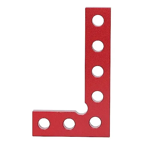 Garosa chercheur de centre carré règle de centrage en aluminium rouge