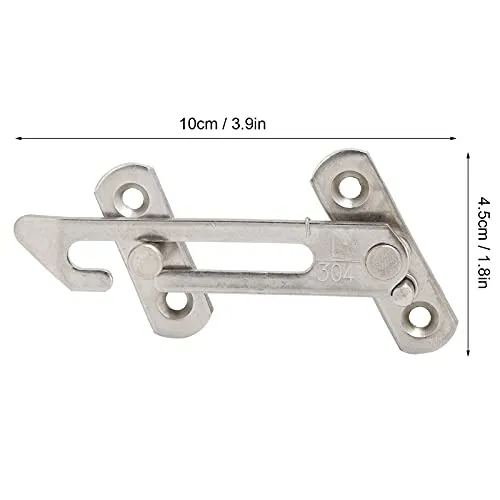 Garosa limiteur de fenêtre enfant acier inoxydable 65° 10 × 4,5 cm