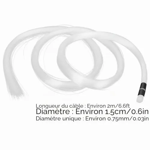 Garosa fibre optique PMMA 300 pièces 2 m pour plafond étoilé