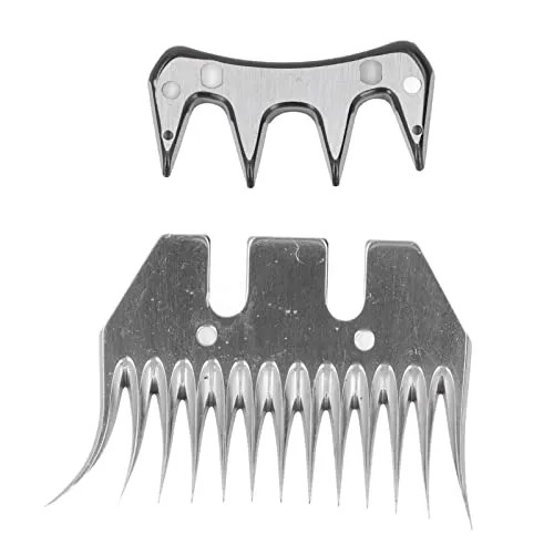 Garosa lame de tonte 13 dents pour mouton acier carbone 2 pièces incurvées