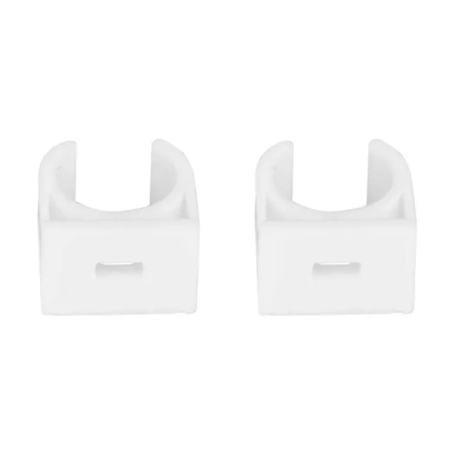 Garosa collier de tuyau en U 16 mm, lot de 20 en PPR blanc