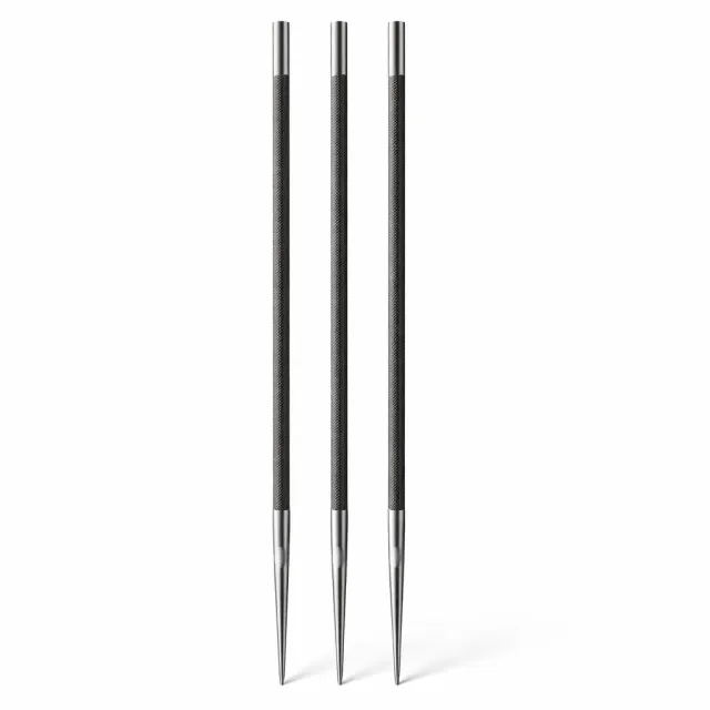 Garosa limes rondes pour chaîne de tronçonneuse 5,2 mm, lot de 3