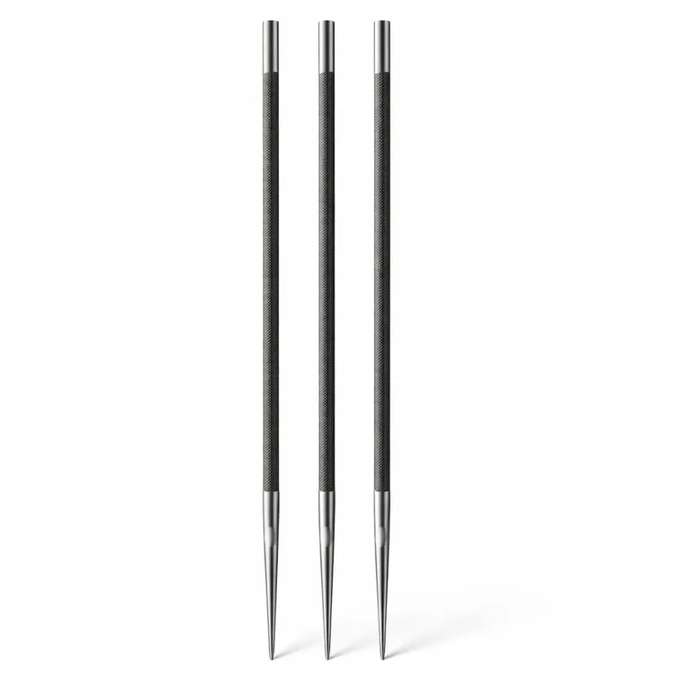 Garosa limes rondes pour chaîne de tronçonneuse 5,2 mm, lot de 3