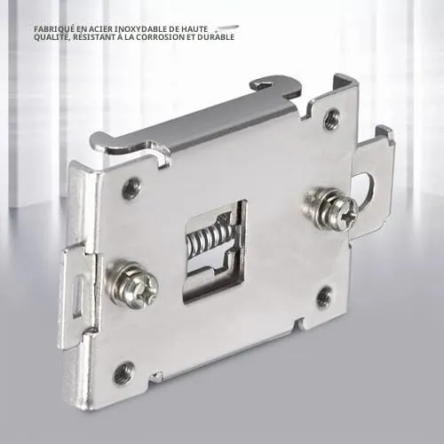 Garosa fixation pour relais statique sur rail DIN 35 mm en inox