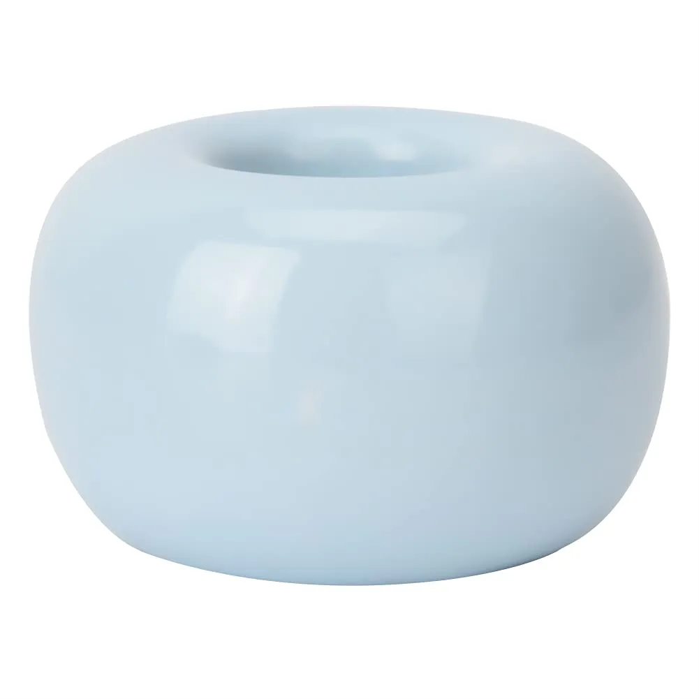 Garosa Porte-brosse à dents donut en céramique bleu