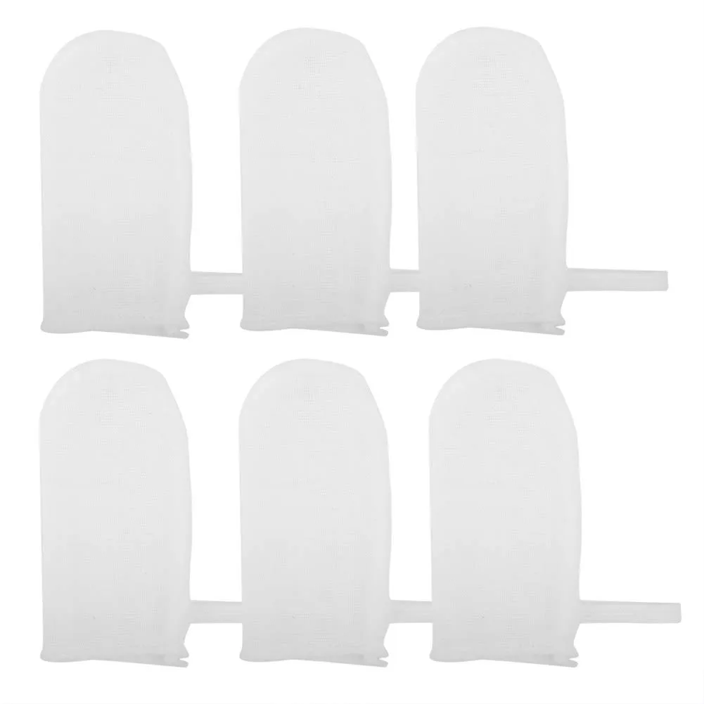 Garosa brosse à doigt bébé en coton gaze 6 pièces réutilisables