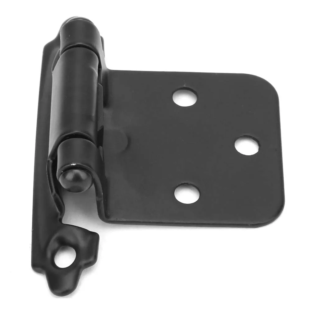 Garosa charnières ressort noires auto-fermeture 10 pcs