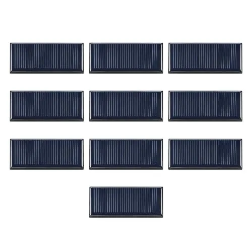 Garosa Cellule solaire polysilicium 5 V 300 mA 0,15 W, lot de 10