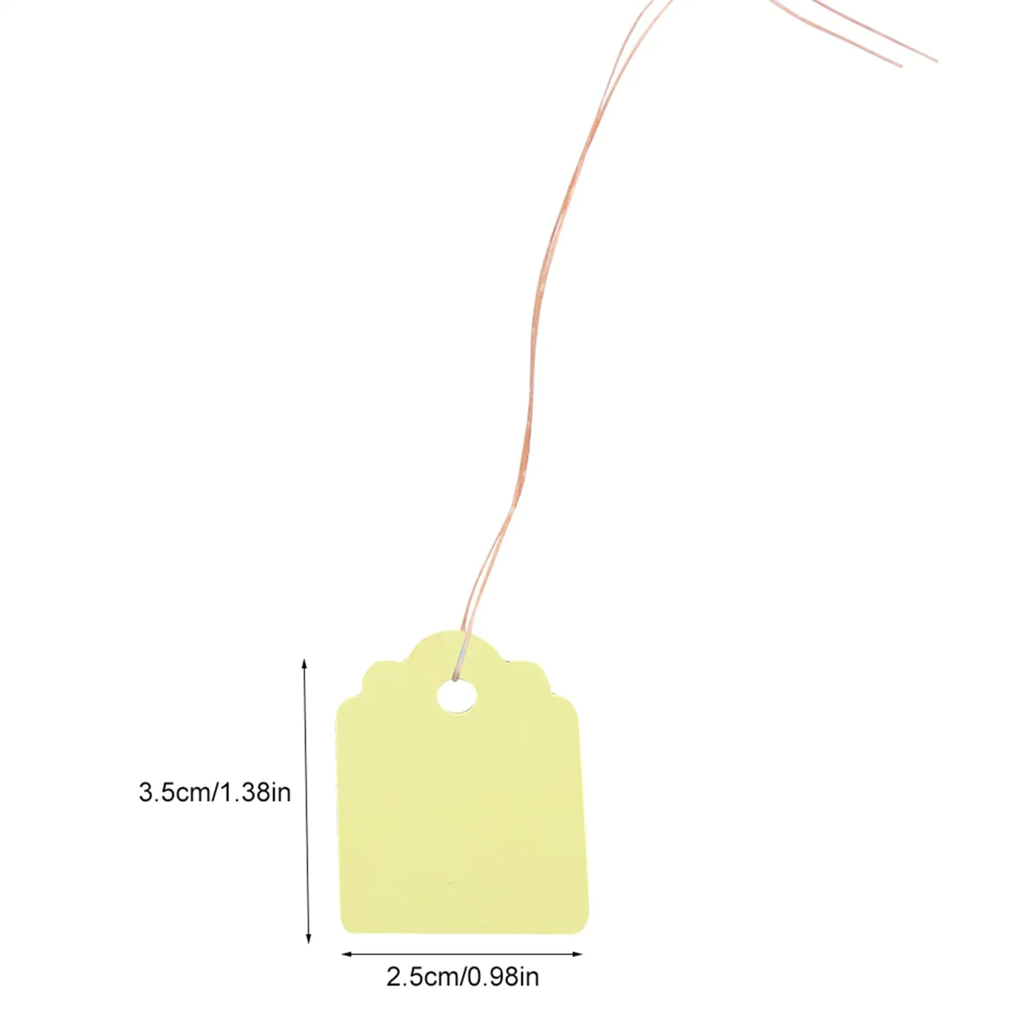 Garosa étiquettes de plantes PVC jaunes lot de 200, réutilisables