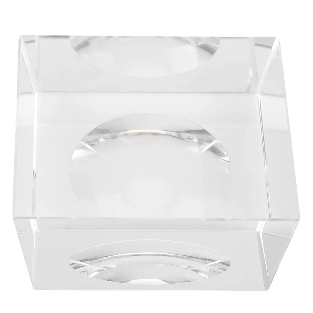 Garosa boule de cristal 3D système solaire 80 mm, base transparente