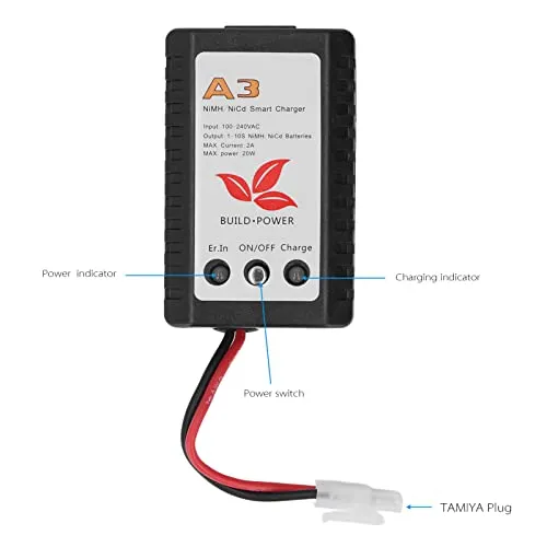 Garosa A3 chargeur batterie NiMH NiCd 20W 6-9,6V