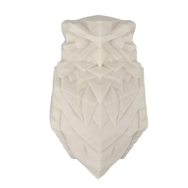 Garosa applique murale LED hibou blanc chaud piles