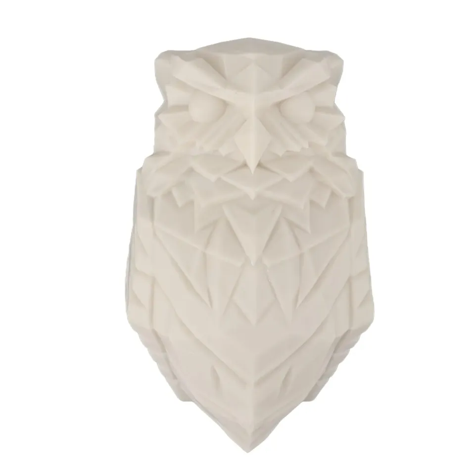 Garosa applique murale LED hibou blanc chaud piles