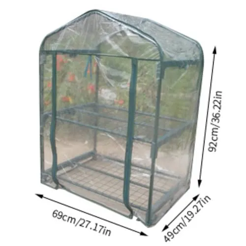 Garosa serre de jardin 69 × 49 × 92 cm PVC transparente