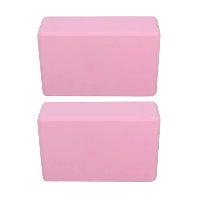 Garosa blocs yoga mousse rose lot 2 antidérapants