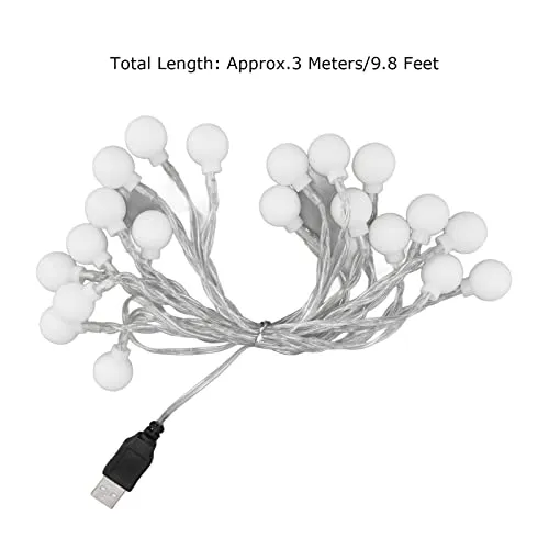 Garosa guirlande LED globes 20 perles USB 3m chaud