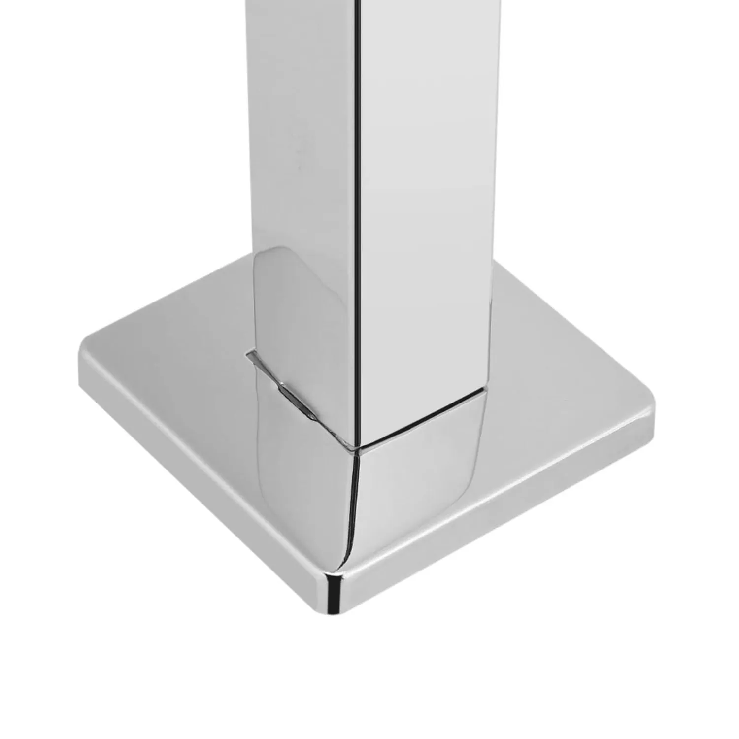 Garosa bras de douche mural 30 cm chromé en inox et laiton