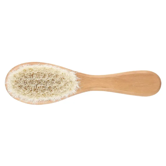 Garosa brosse à cheveux bébé en bois et poils de chèvre doux