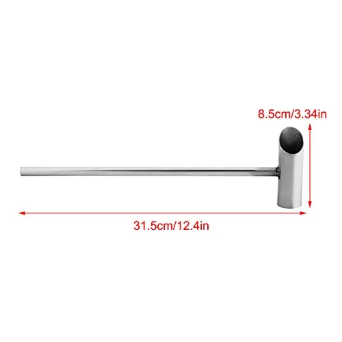 Garosa cuillère barbe papa inox 31,5x8,5 cm