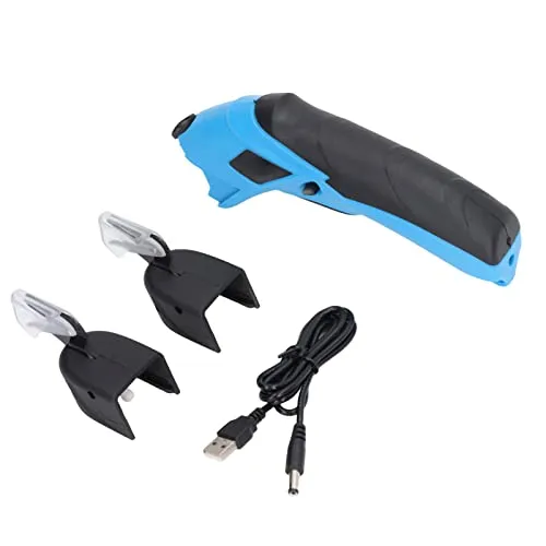 Garosa ciseaux électriques sans fil, 2 lames, recharge USB