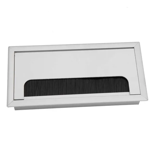 Garosa passe-câbles de bureau taille M carré aluminium