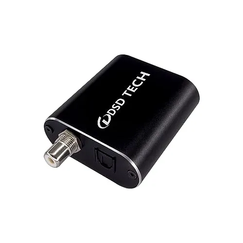 DSD TECH SH-AU01B adaptateur audio USB Toslink coaxial 3,5 mm