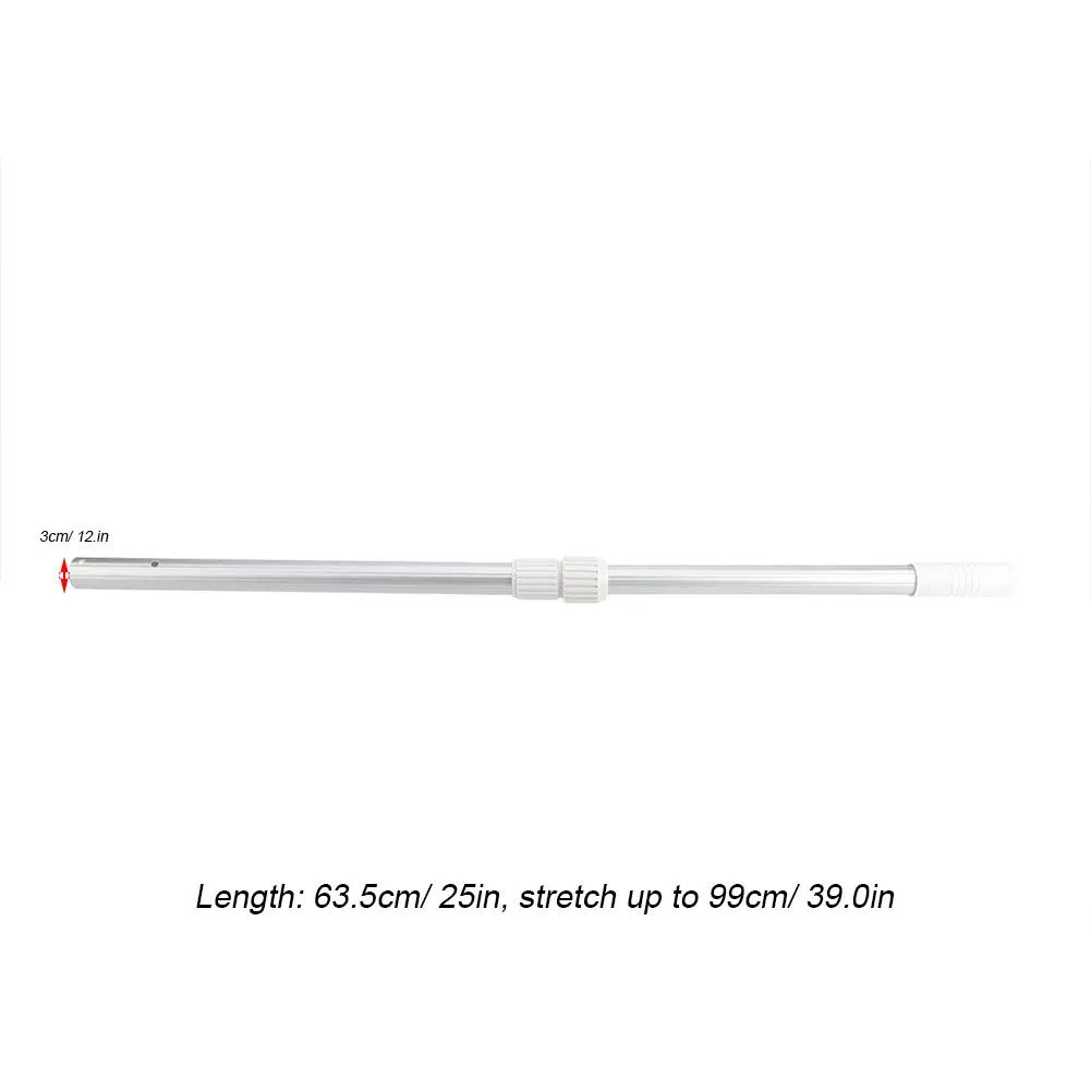 Garosa manche télescopique aluminium 63,5-99 cm brosses
