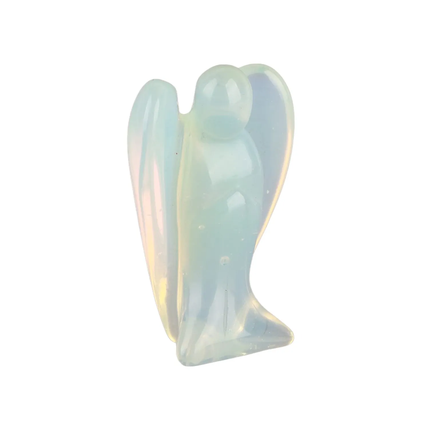 Garosa figurine ange en pierre opale 5 cm
