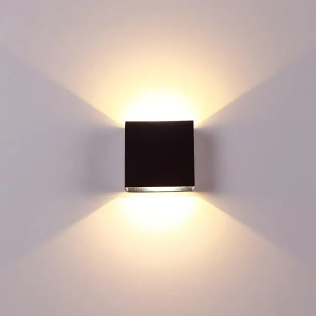 Garosa Applique Murale LED Extérieur Alu Noir 3000K